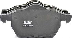 BSG BSG 65-200-002 - Stabdžių trinkelių rinkinys, diskinis stabdys autoreka.lt