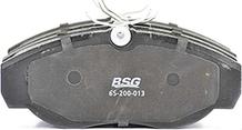 BSG BSG 65-200-013 - Stabdžių trinkelių rinkinys, diskinis stabdys autoreka.lt