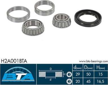 BTA H2A001BTA - Rato guolio komplektas autoreka.lt