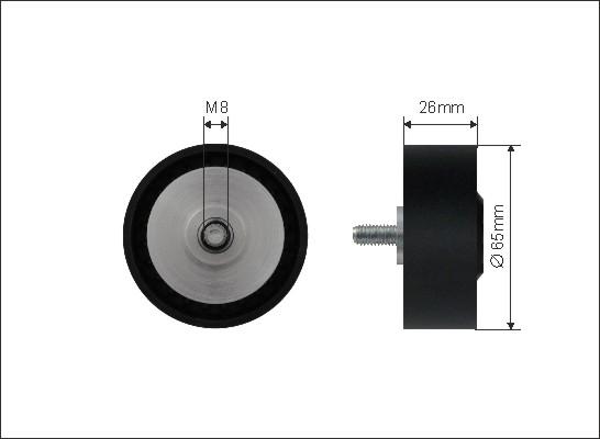 Caffaro 500542 - Kreipiantysis skriemulys, V formos rumbuotas diržas autoreka.lt