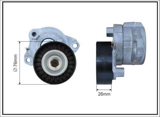 Caffaro 110200SP - Diržo įtempiklis, V formos rumbuotas diržas autoreka.lt