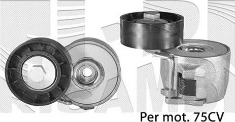 Caliber 77168 - Diržo įtempiklis, V formos rumbuotas diržas autoreka.lt