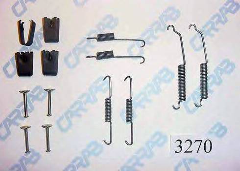 Carrab Brake Parts 3270 - Priedų komplektas, stabdžių trinkelės autoreka.lt