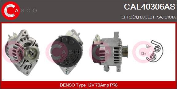 Casco CAL40306AS - Kintamosios srovės generatorius autoreka.lt