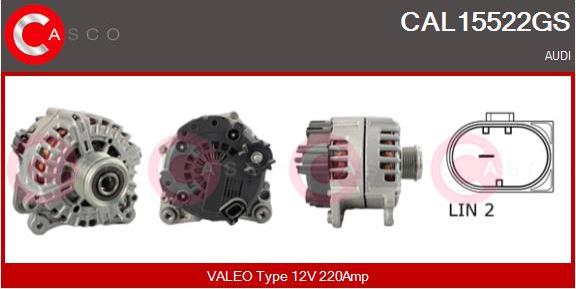 Casco CAL15522GS - Kintamosios srovės generatorius autoreka.lt