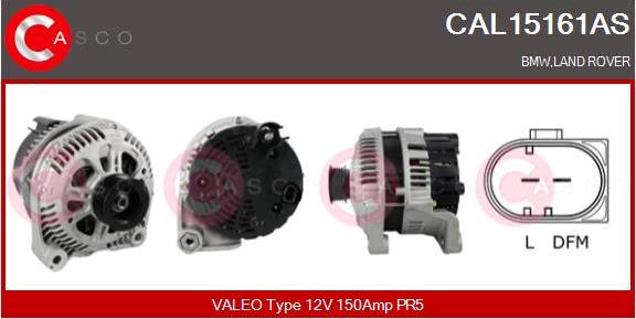 Casco CAL15161AS - Kintamosios srovės generatorius autoreka.lt
