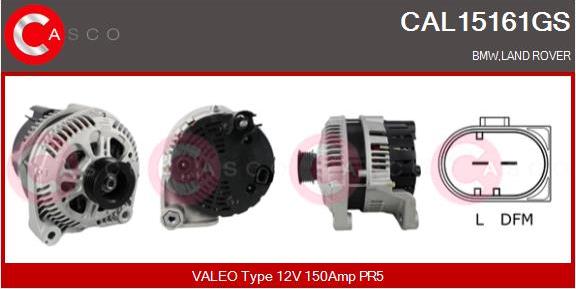 Casco CAL15161GS - Kintamosios srovės generatorius autoreka.lt