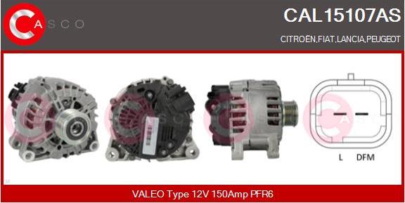 Casco CAL15107AS - Kintamosios srovės generatorius autoreka.lt