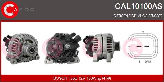 Casco CAL10100AS - Kintamosios srovės generatorius autoreka.lt