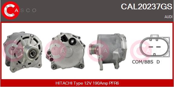 Casco CAL20237GS - Kintamosios srovės generatorius autoreka.lt