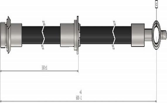 CAVO C900 448A - Stabdžių žarnelė autoreka.lt