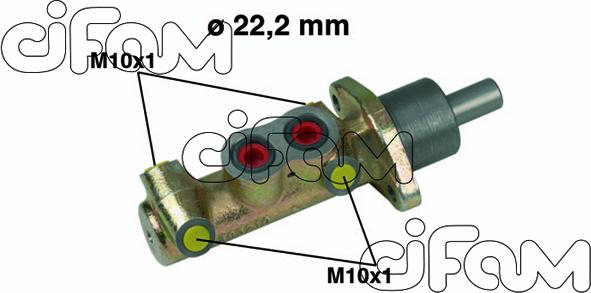 Cifam 202-442 - Pagrindinis cilindras, stabdžiai autoreka.lt