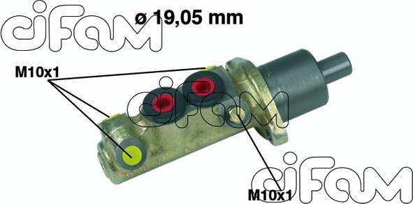 Cifam 202-191 - Pagrindinis cilindras, stabdžiai autoreka.lt