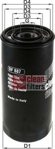 Clean Filters DF 887 - Alyvos filtras autoreka.lt