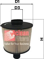 Clean Filters MG3611 - Kuro filtras autoreka.lt