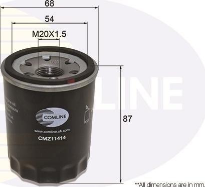 Comline CMZ11414 - Alyvos filtras autoreka.lt