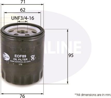 Comline EOF089 - Alyvos filtras autoreka.lt