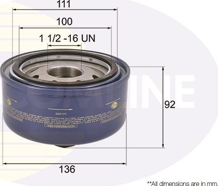 Comline EOF177 - Alyvos filtras autoreka.lt