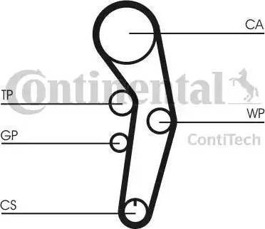 Continental CT1090K1 - Paskirstymo diržo komplektas autoreka.lt