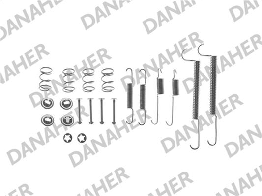 Danaher 7630 - Priedų komplektas, stabdžių trinkelės autoreka.lt
