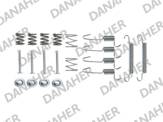 Danaher 7008 - Priedų komplektas, stovėjimo stabdžių trinkelės autoreka.lt