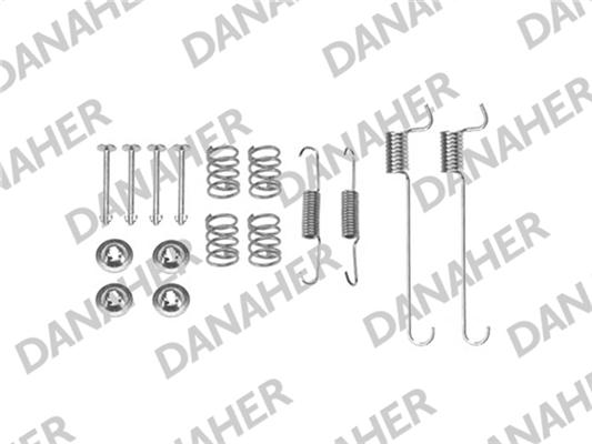 Danaher 7848 - Priedų komplektas, stovėjimo stabdžių trinkelės autoreka.lt