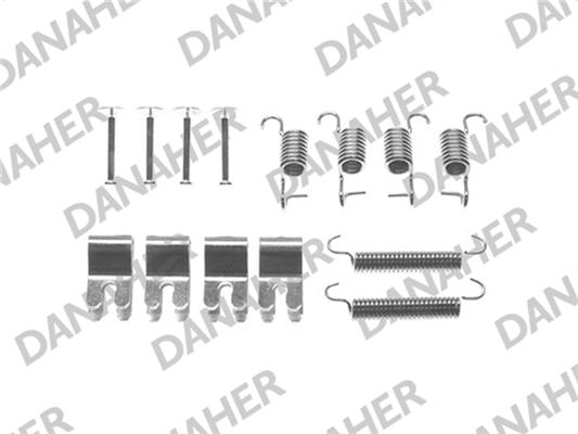 Danaher 7850 - Priedų komplektas, stovėjimo stabdžių trinkelės autoreka.lt