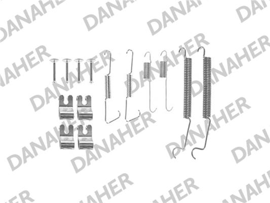 Danaher 7805 - Priedų komplektas, stabdžių trinkelės autoreka.lt