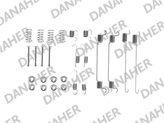 Danaher 7802 - Priedų komplektas, stabdžių trinkelės autoreka.lt