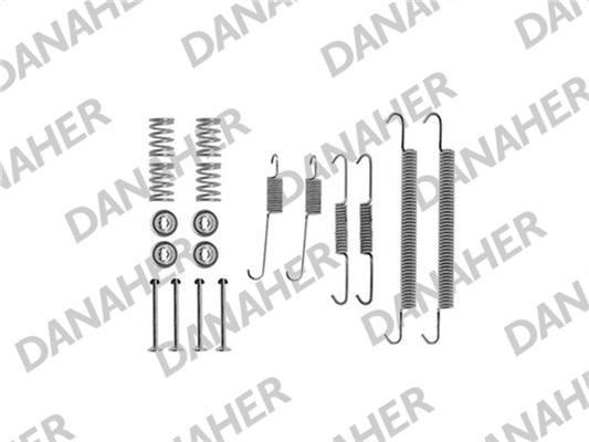 Danaher 7757 - Priedų komplektas, stabdžių trinkelės autoreka.lt
