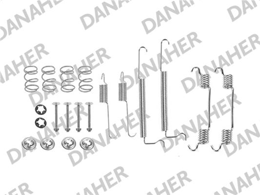 Danaher 7709 - Priedų komplektas, stabdžių trinkelės autoreka.lt