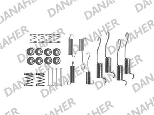 Danaher 7776 - Priedų komplektas, stabdžių trinkelės autoreka.lt