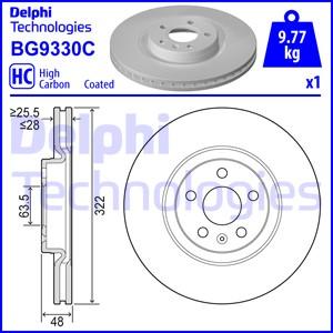 Delphi BG9330C - Stabdžių diskas autoreka.lt