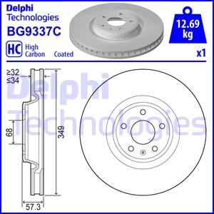 Delphi BG9337C-18B1 - Stabdžių diskas autoreka.lt