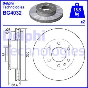Delphi BG4032 - Stabdžių diskas autoreka.lt