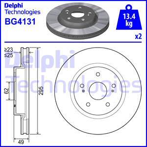 Delphi BG4131 - Stabdžių diskas autoreka.lt