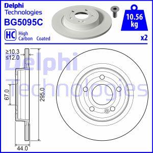 Delphi BG5095C - Stabdžių diskas autoreka.lt