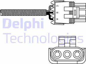 Delphi ES10990-12B1 - Lambda jutiklis autoreka.lt