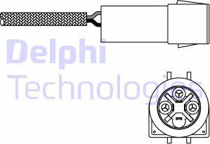 Delphi ES10993-12B1 - Lambda jutiklis autoreka.lt