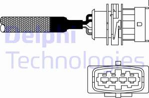 Delphi ES10982-12B1 - Lambda jutiklis autoreka.lt