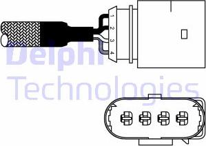 Delphi ES10978-12B1 - Lambda jutiklis autoreka.lt