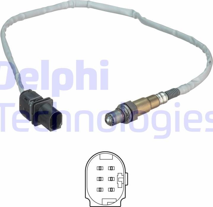 Delphi ES20541-12B1 - Lambda jutiklis autoreka.lt