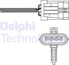 Delphi ES20135-12B1 - Lambda jutiklis autoreka.lt