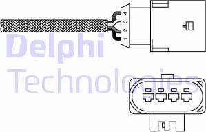 Delphi ES20303-12B1 - Lambda jutiklis autoreka.lt