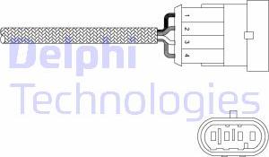 Delphi ES20302-12B1 - Lambda jutiklis autoreka.lt
