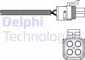 Delphi ES20290-12B1 - Lambda jutiklis autoreka.lt