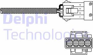 Delphi ES20230-12B1 - Lambda jutiklis autoreka.lt