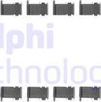 Delphi LX0226 - Priedų komplektas, diskinių stabdžių trinkelės autoreka.lt
