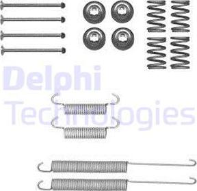 Delphi LY1392 - Priedų komplektas, stabdžių trinkelės autoreka.lt