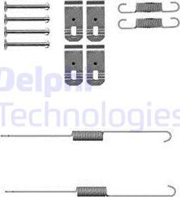 Delphi LY1382 - Priedų komplektas, stabdžių trinkelės autoreka.lt